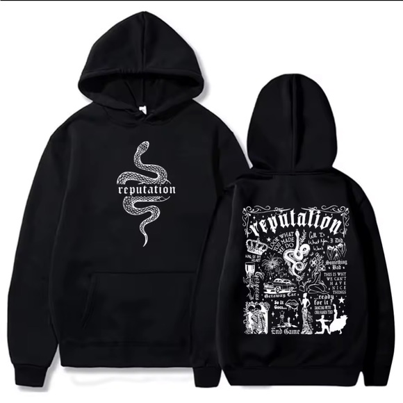 TAYLOR SWIFT THE ERAS TOUR HOODIE reputation sweatshirt new - Picture 3 of 9